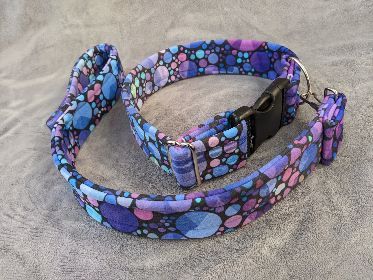 GEOMETRIC PATTERN costume fursuit collar leash or harness handmade by Norsewolf for cosplay and pets