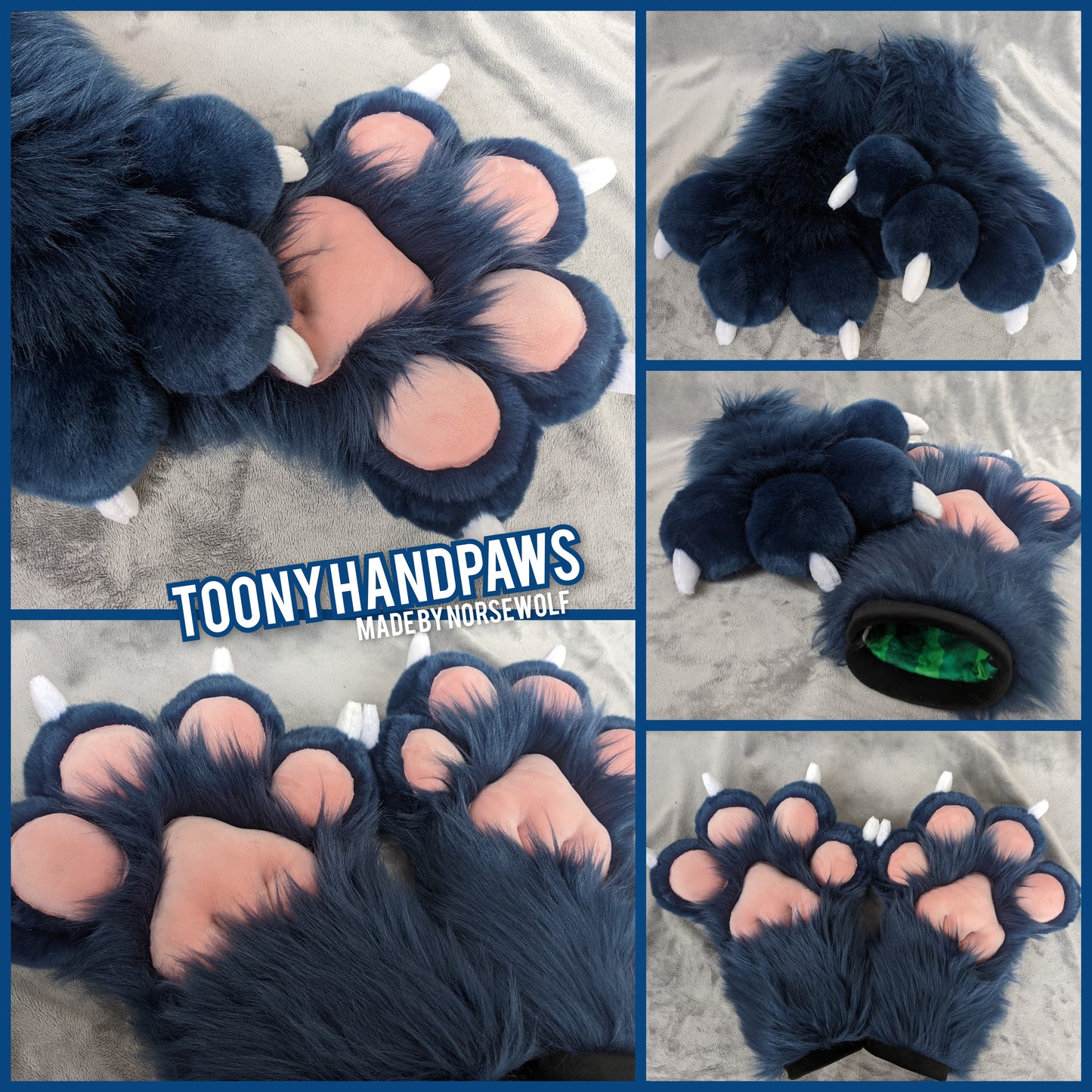 CUSTOM toony handpaws handmade by Norsewolf