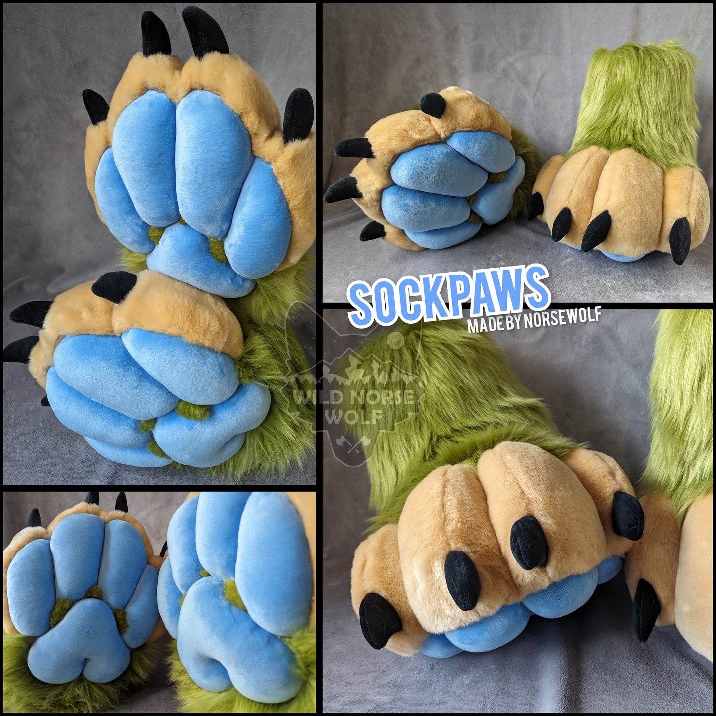 CUSTOM sockpaws handmade by Norsewolf