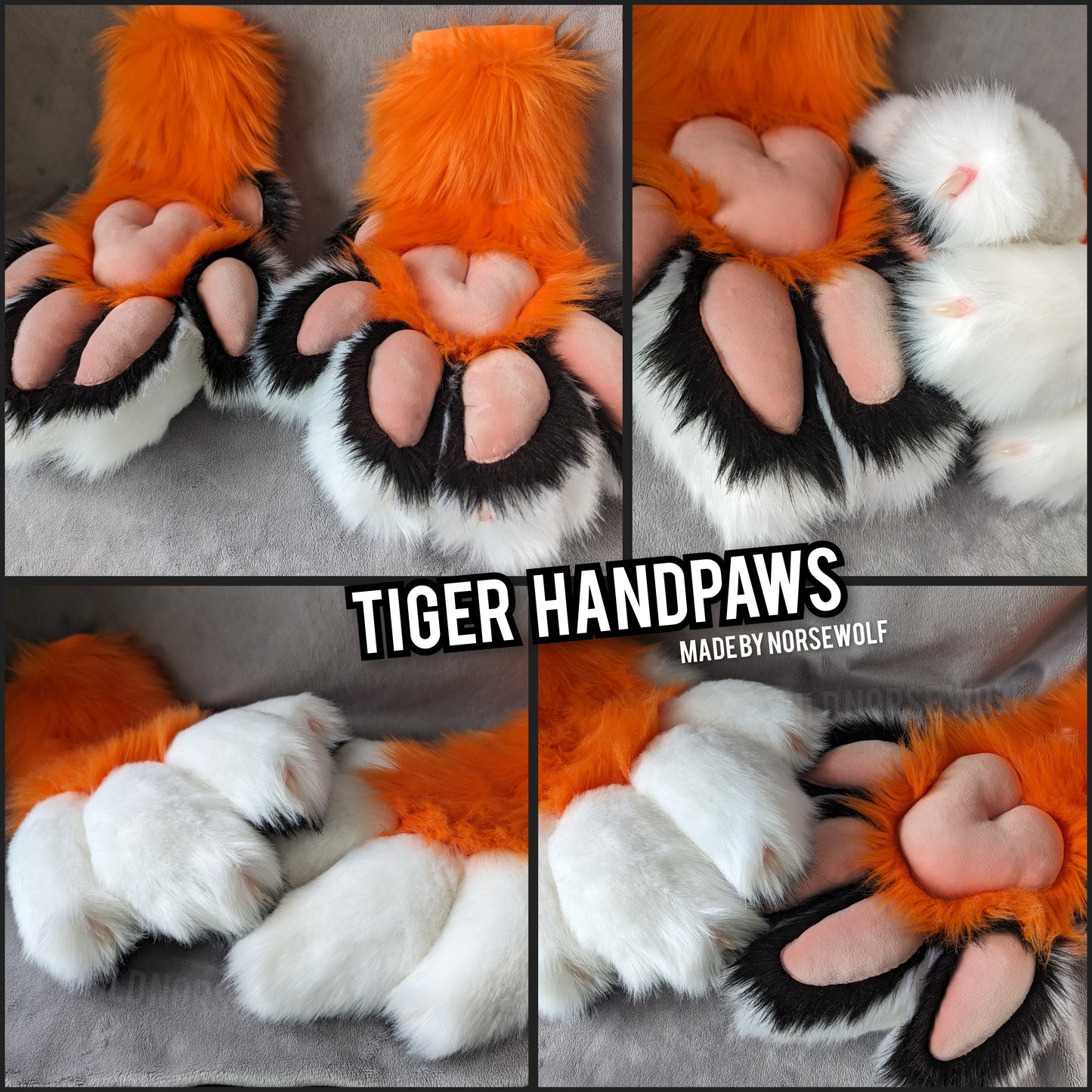 CUSTOM feral handpaws handmade by Norsewolf