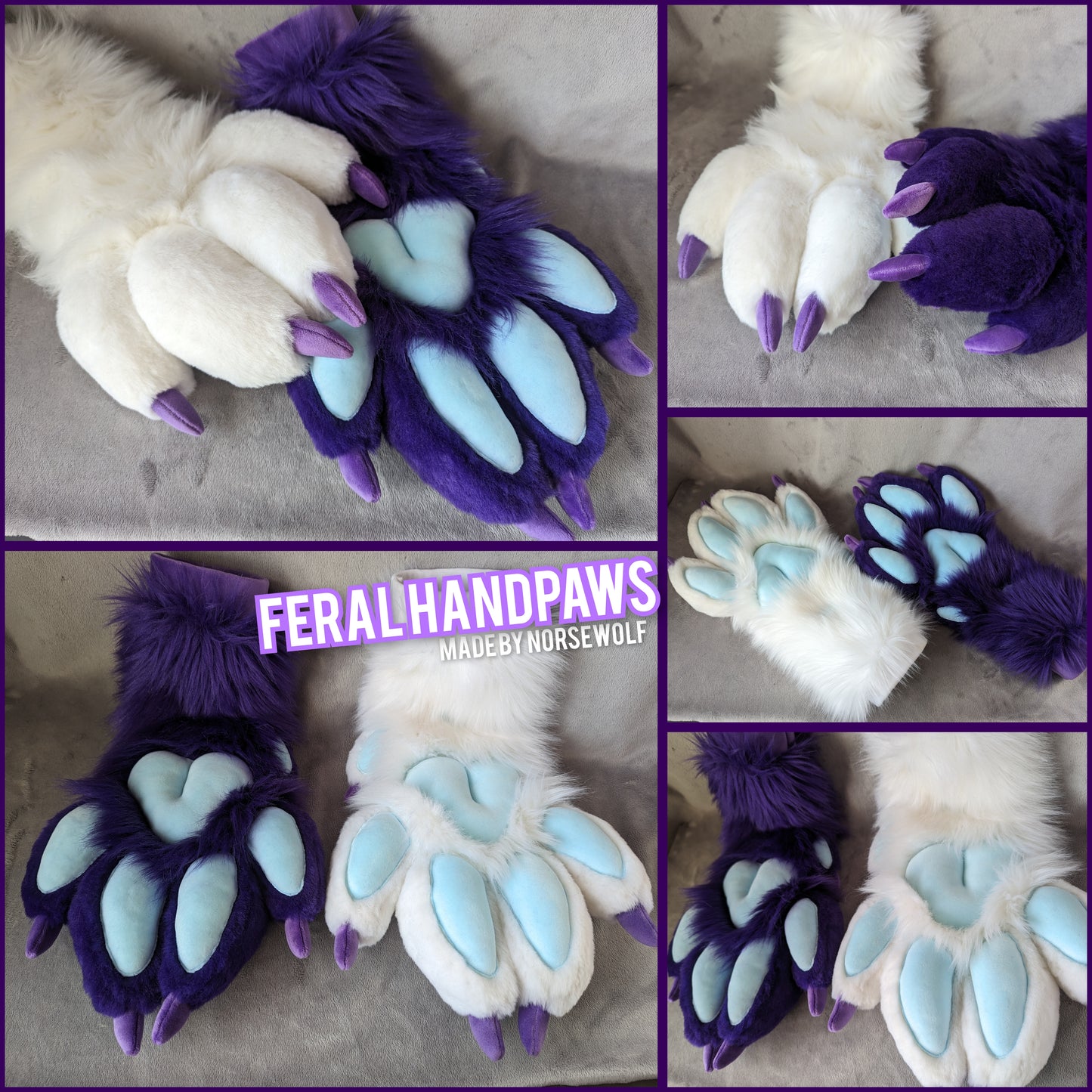 CUSTOM feral handpaws handmade by Norsewolf