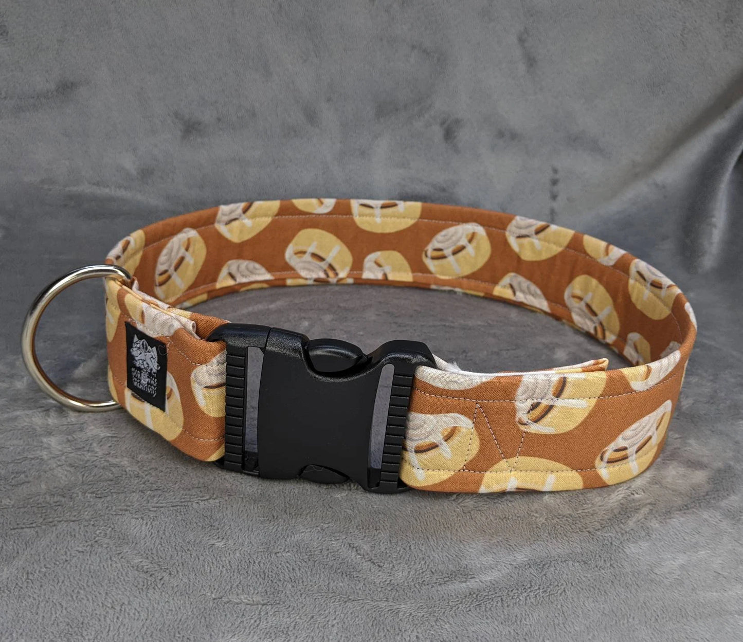 CINNAMON BUNS costume fursuit collar handmade by Norsewolf for cosplay and pets