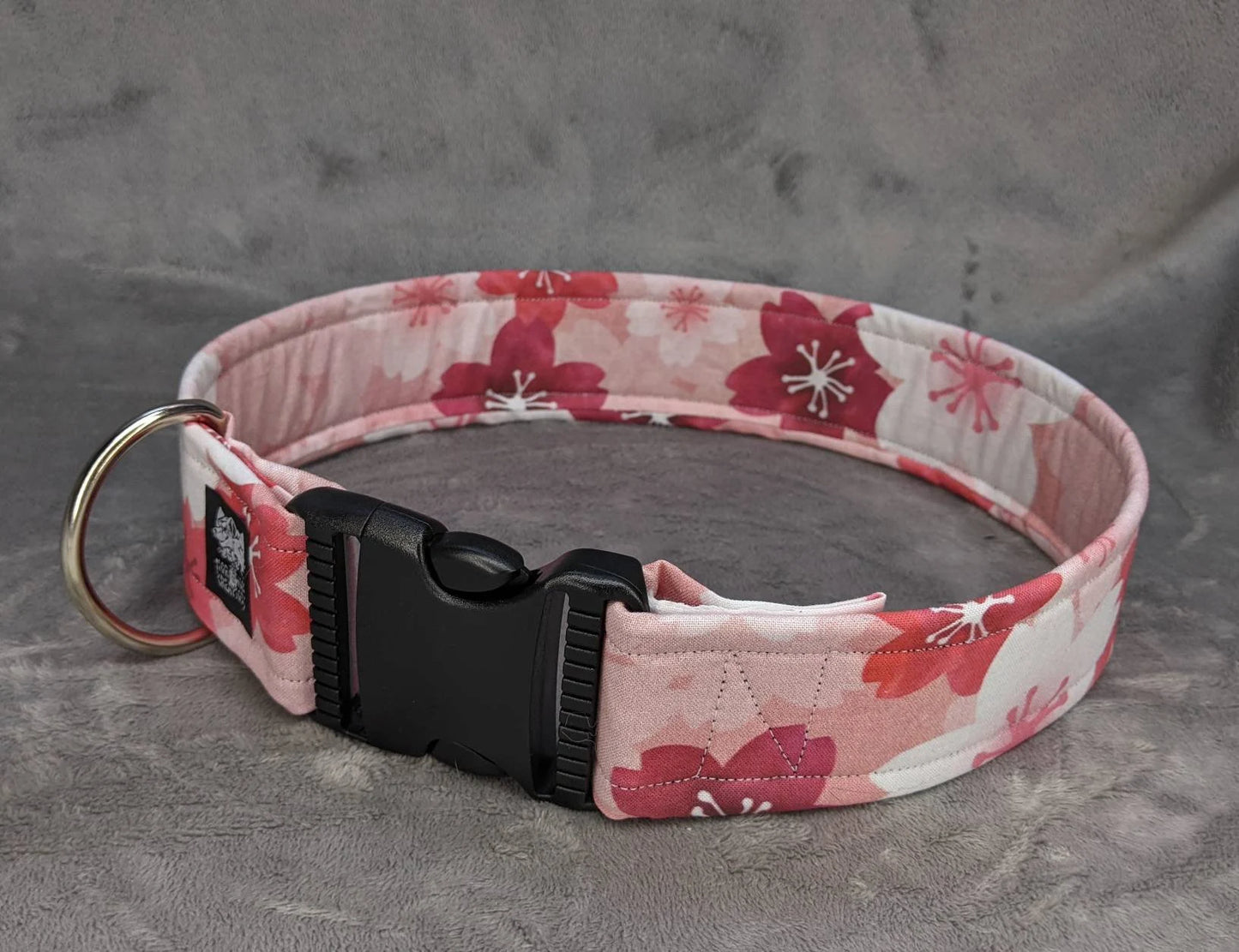 CHERRY BLOSSOMS costume fursuit collar handmade by Norsewolf for cosplay and pets