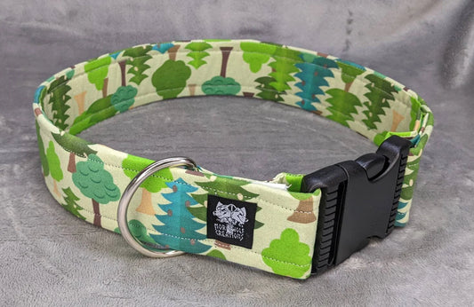 PINE FOREST costume fursuit collar handmade by Norsewolf for cosplay and pets