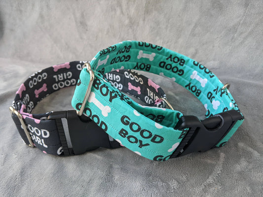 GOOD GIRL / BOY costume fursuit collar handmade by Norsewolf for cosplay and pets