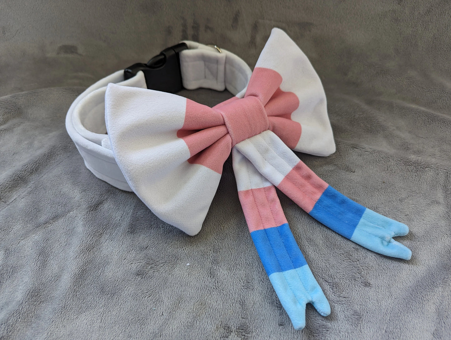 Sylveon inspired mochi bow collar for costume cosplay or fursuit