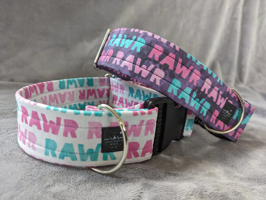 RAWR costume fursuit collar handmade by Norsewolf for cosplay and pets