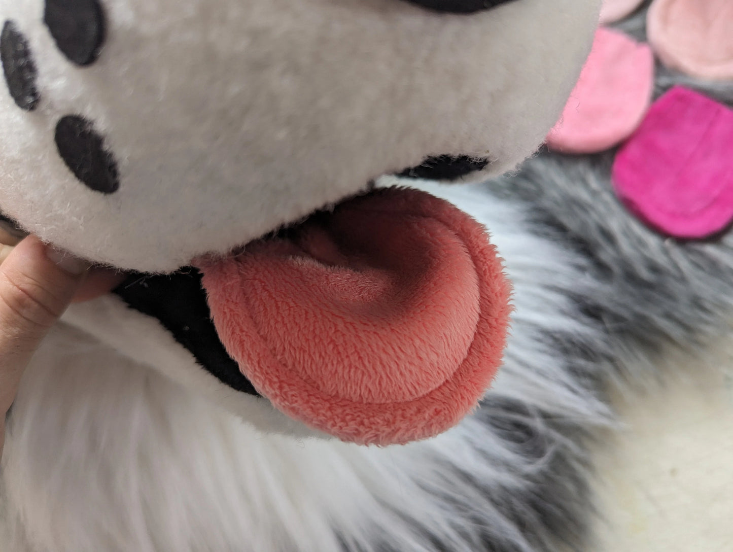 CUSTOM Minky Fursuit Tongue 3.5" x 2.5"