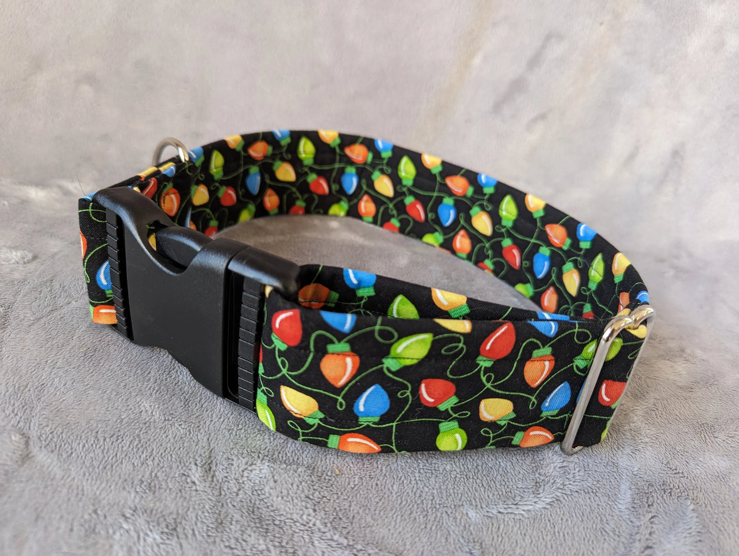 HOLIDAY LIGHTS costume fursuit collar handmade by Norsewolf for cosplay and pets