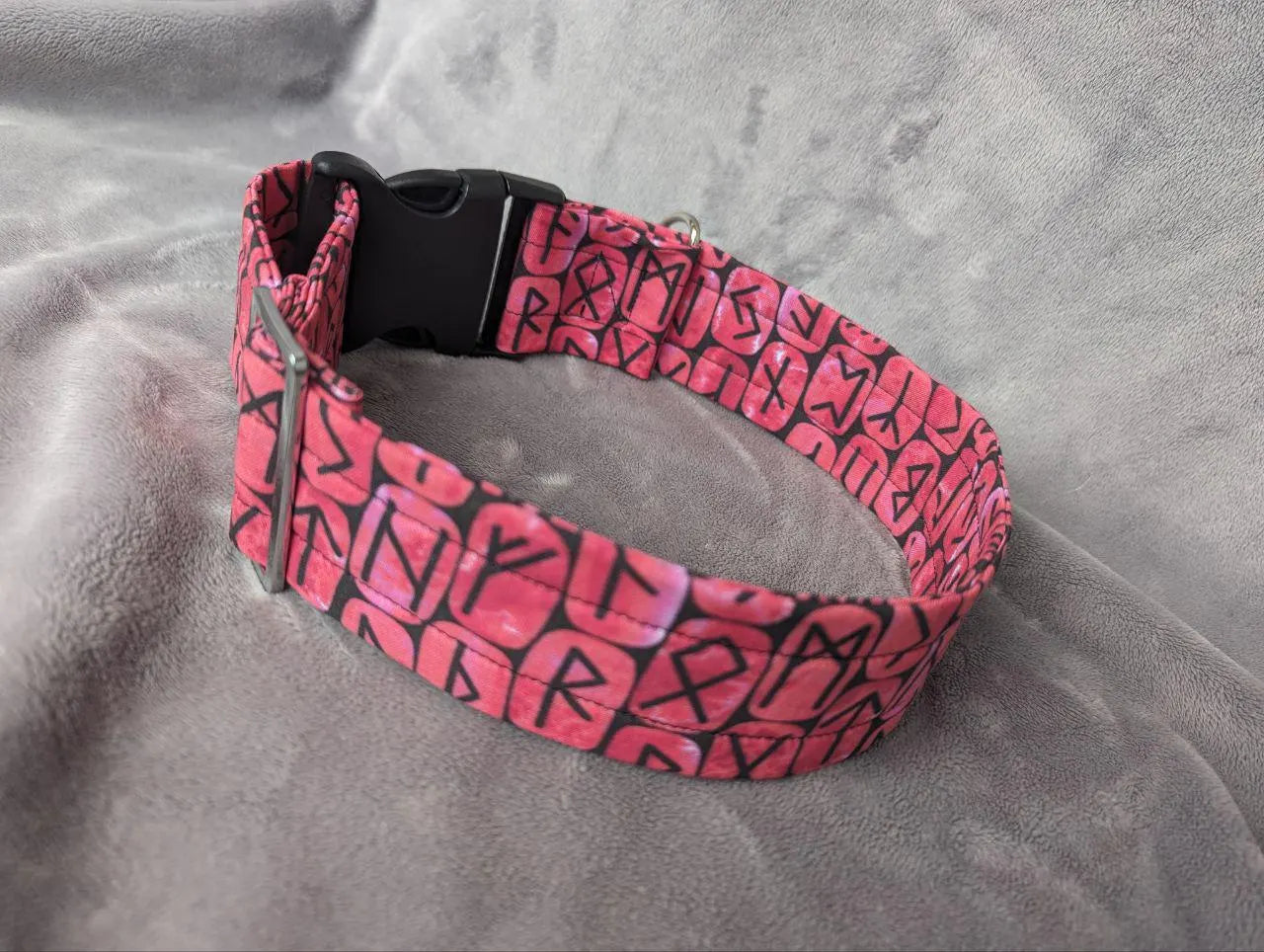 NORSE RUNES costume fursuit collar handmade by Norsewolf for cosplay and pets